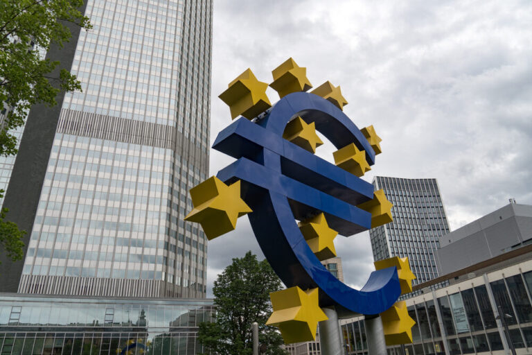 Grafico sull'andamento economico nell'area euro