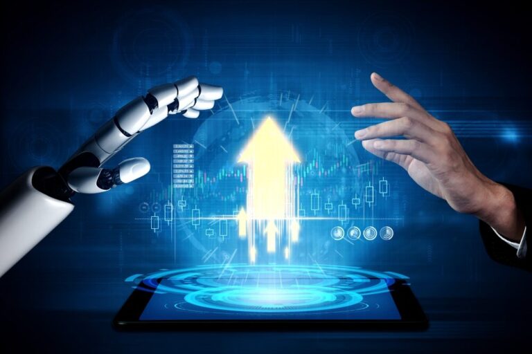 Illustrazione sull'uso dell'intelligenza artificiale nelle imprese