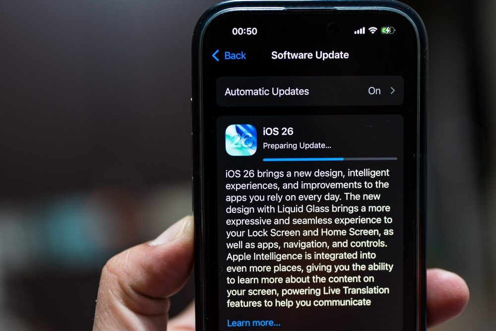 Screenshot di iOS 27.2 beta 2