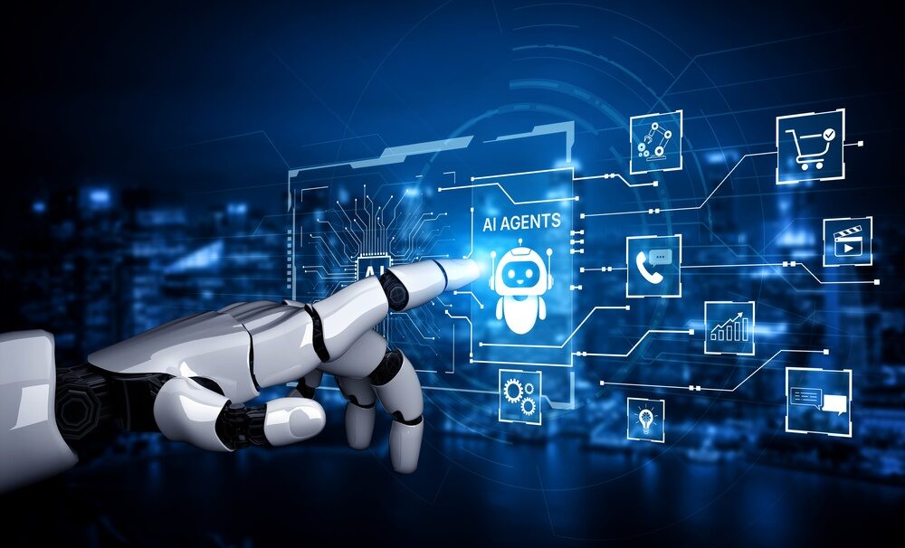 Immagine rappresentativa di un agente AI in azione